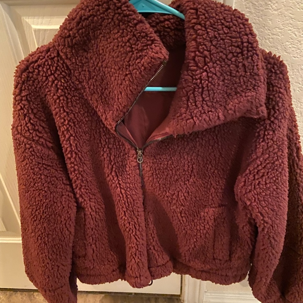 Lululemon cinchable fleece full zip